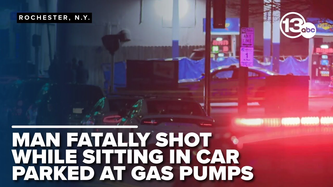 Man shot, killed while sitting in vehicle at gas station - YouTube