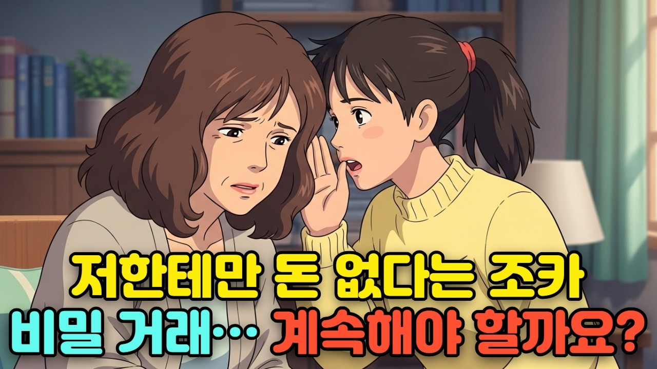 저에게만 자꾸 돈 없다는 조카 제가 이용 당하는 걸까요