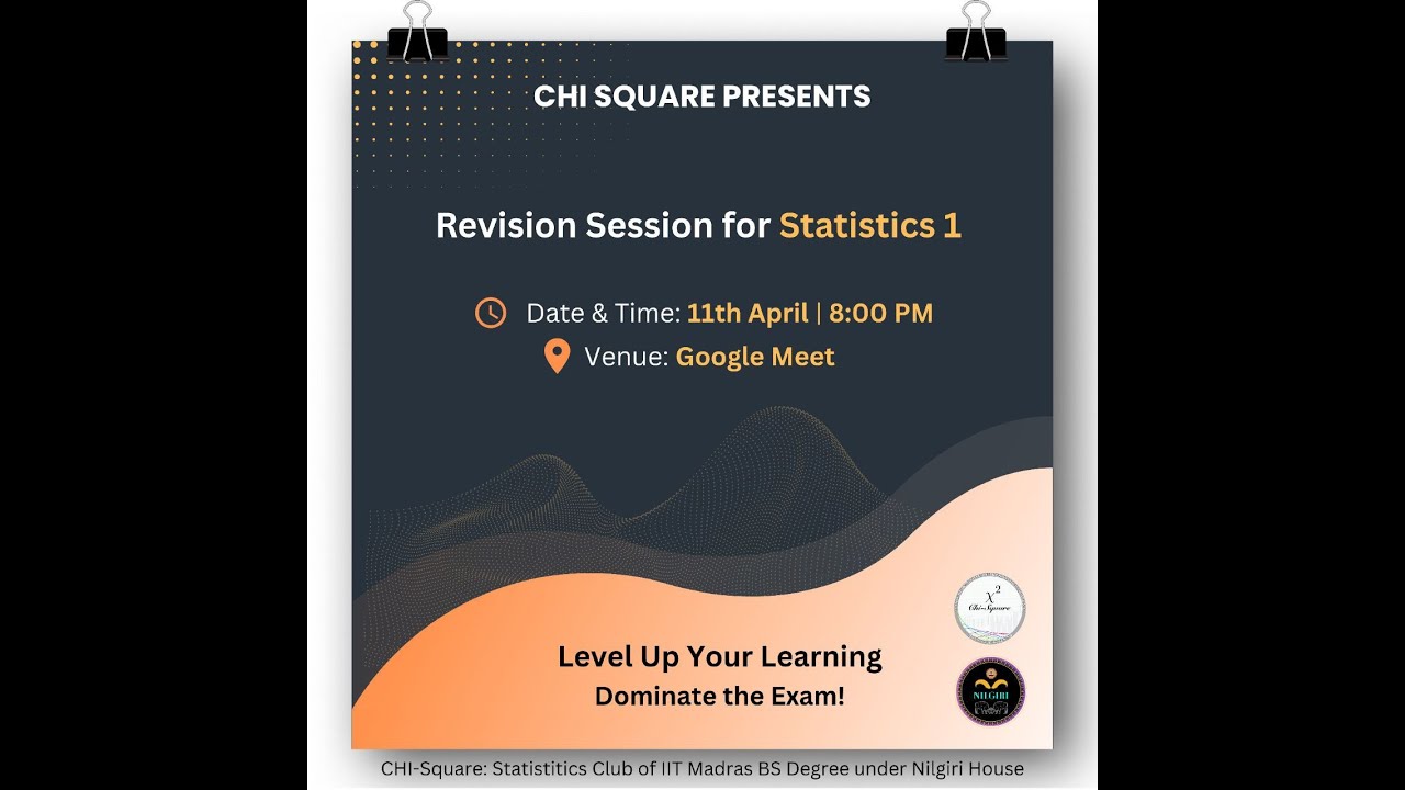 Statistics 1 | End Term Revision | Chi Square - YouTube