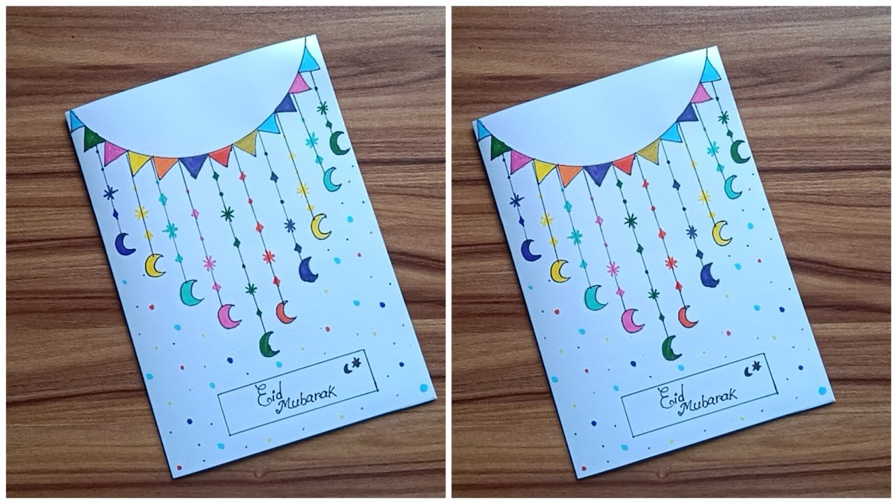 Easy Eid Mubarak Greeting Card |make Eid Card | Eid Mubarak Card 2025 How to make card