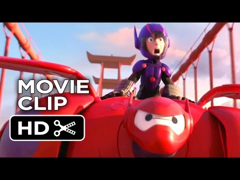 Big Hero 6 MOVIE CLIP - First Flight (2014) - Animated Disney Movie HD