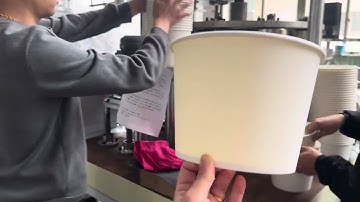 KFC big bowl paper bucket making machine
