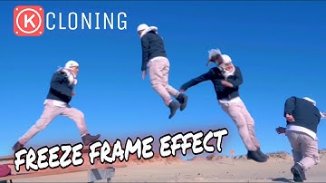 FREEZE FRAME CLONE EFFECT TUTORIAL IN KINEMASTER TAGALOG | PAANO MAG EDIT NG VIDEO SA KINEMASTER