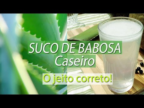 Vídeo: Como Fazer Suco De Aloe Vera Em Casa