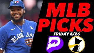 (1-0 MLB RUN!!!) MLB PRIZEPICKS BEST PICKS FRIDAY 6/26 ✅✅| 2 FREE PLAYER PROPS FOR MLB GAMES 6/26!!!