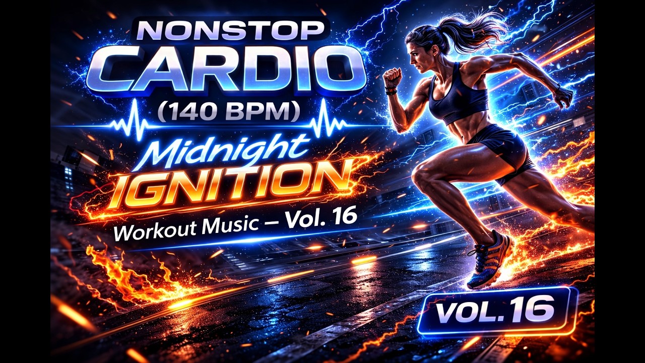 NONSTOP CARDIO (140 BPM) | Midnight Ignition — Workout Music (Vol. 16)