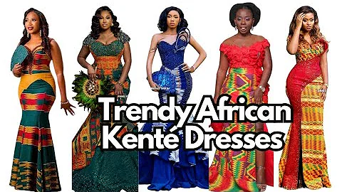 2025 African Print Kente Cloth Styles|Kentestyles For Engagement & African Wedding