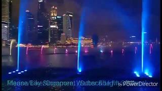 Marina Bay Sands- Singapore | Watter & Light Show//