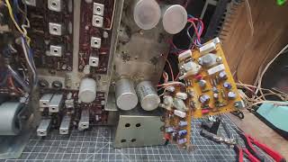 Sansui 5000a driver boards being serviced,  replaced caps, etc .