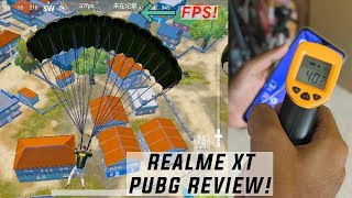 Realme XT PUBG Gameplay REVIEW with FPS! 60FPS & Temperature test 🔥🔥🔥