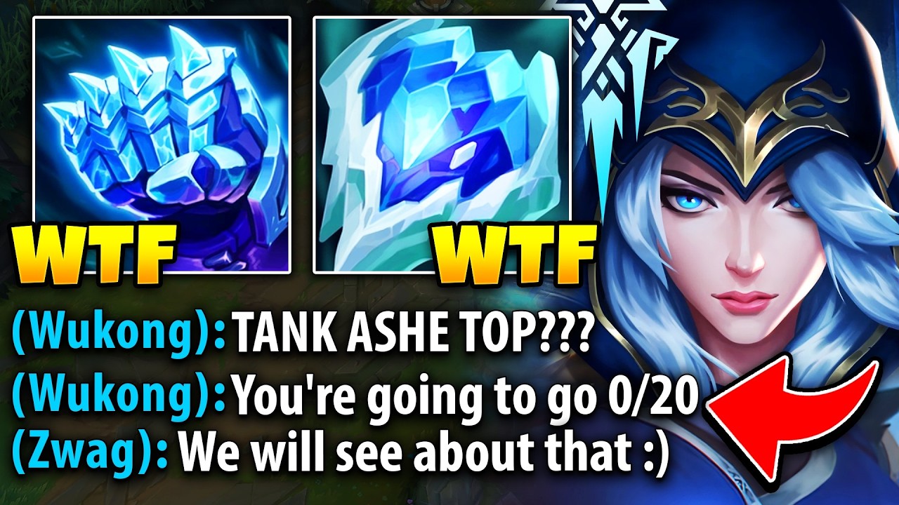 This guy thought I was trolling for picking Tank Ashe Top... but he doesn't know my secret