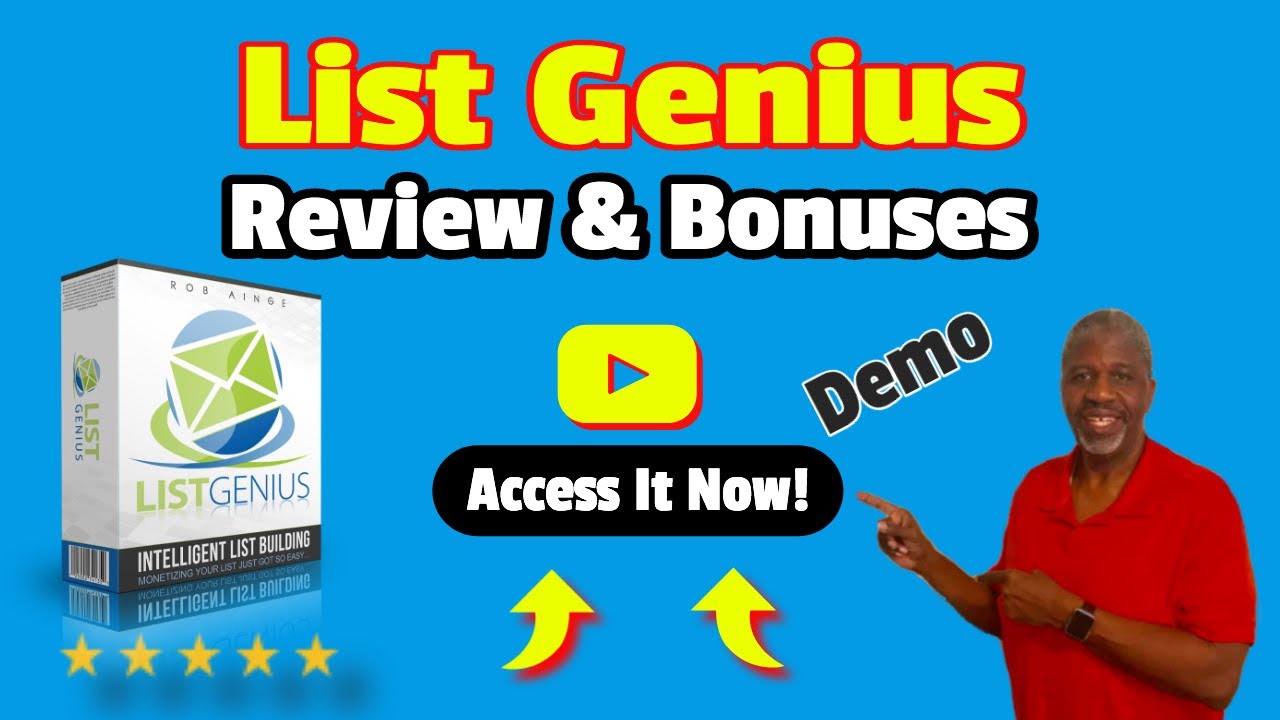 List Genius Review ⭐  Demo 👷🏽‍♀️BONUSES 🎁 Honest 🔥