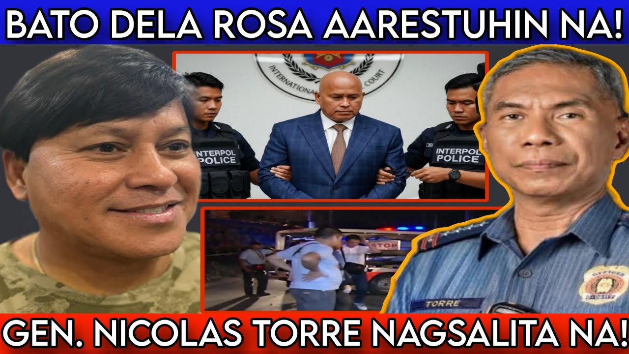 BREAKING! BATO DELA ROSA AARESTUHIN NA! GEN. NICOLAS TORRE NAGSALITA NA!