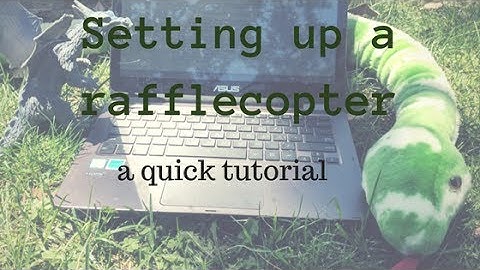 How To Set Up a Rafflecopter Giveawy