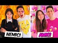 AMICI vs NEMICI con MERCOLEDÌ della FAMIGLIA ADDAMS!! *3 TIPI DI AMICI*
