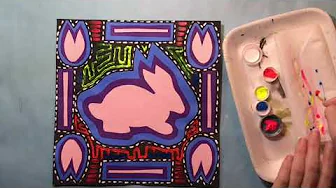Let's Create a Mola Inspired Artwork (Easy)