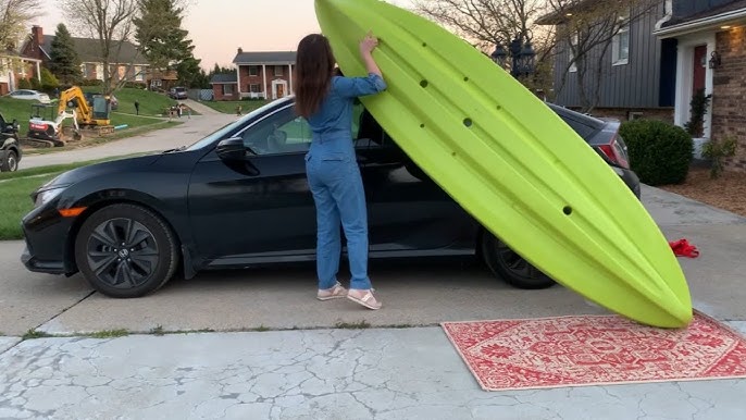 How I Load My Kayak Onto the Car Without Picking it Up 