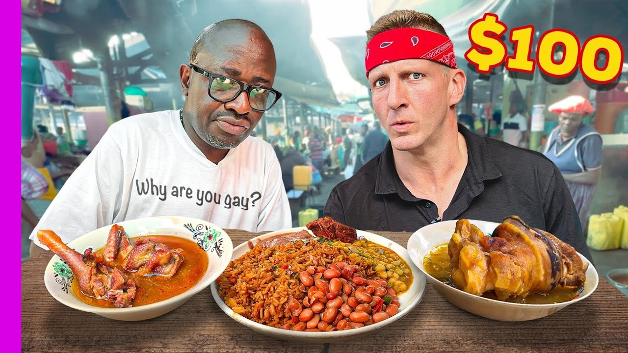 ¡Encontré la comida callejera más cara de África!