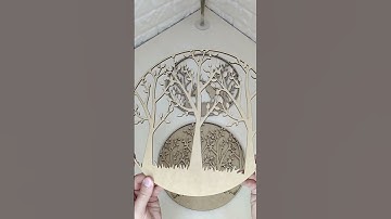 Panno Deer layered design for laser cutting | Digital files | Glowforge Files #lasercut #dxf #cnc