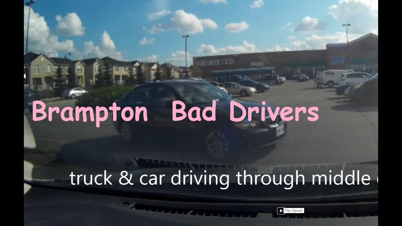 Dashcam Brampton parking lot Friday 13th YouTube