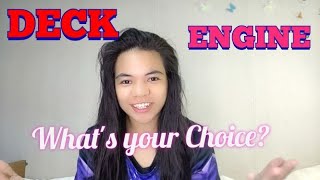 Seaman Vlog | What to take Deck or Engine