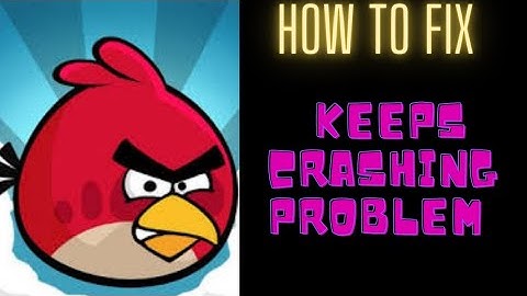 #angrybirds #problem HOW TO FIX KEEPS CRASHING PROBLEM IN ANGRY BIRDS 😠🕊️🕊️ | FING 24 😌🆒