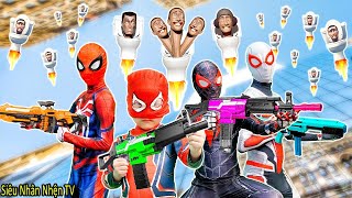 Siêu Nhân Nhện, Hãy Giải Cứu Nhện Nhí Khỏi Joker Và Quái Vật Skibidi Toilet || Spider-Man Family