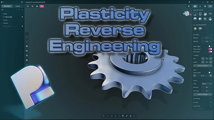 3D SCAN to SOLID BODY reverse engineering with PLASTICITY!