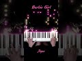 Aqua - Barbie Girl Piano Cover #BarbieGirl #Aqua #PianellaPianoShorts
