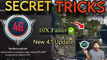 How To Increase Merit In BGMI / PUBG Mobile 🥵 40 To 100 Merit Fast || Bgmi Mai merit kaise badhaye🔥