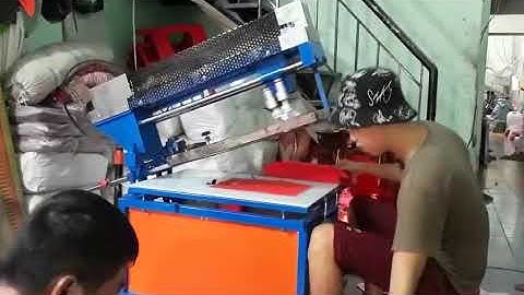 Máy in lụa khổ A3 Phúc Ân