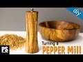 Turning a  Pepper Mill