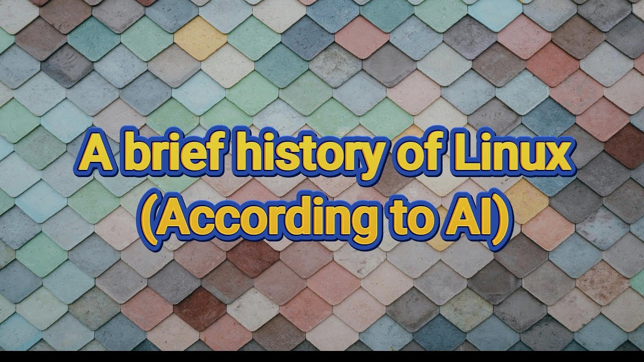 A brief history of Linux (According to AI) - YouTube