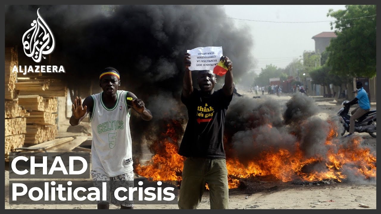 ⁣Chad protests turn deadly as demonstrators demand civilian rule