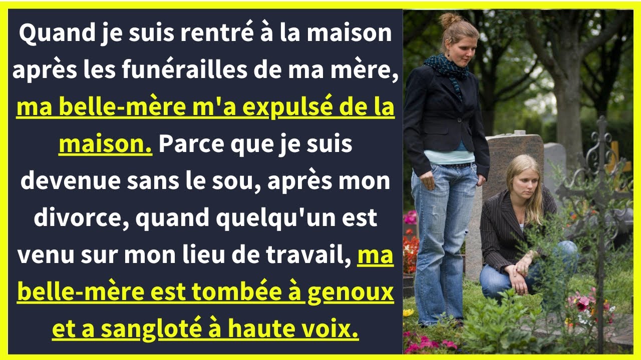 Quand je suis rentré à la maison après les funérailles de ma mère, ma