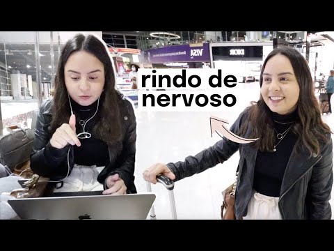 QUASE PERDI O VÔO PRA POSTAR VÍDEO NO CANAL | vlog da viagem: aeroporto e chegada na Califórnia