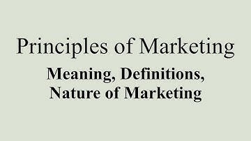Principles of Marketing  | Introduction | B.COM | Semester V