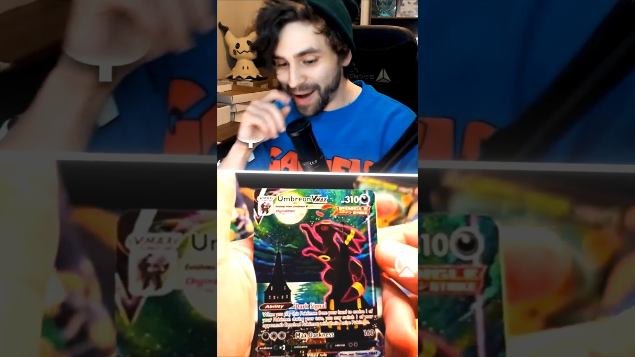 The pull to end all pulls. 🌕#moonbreon #ripnship #evolvingskies #pokemonpackopening