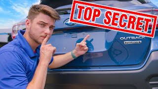 Use a SECRET code to open your Outback!! 2020 Subaru Outback  Top 5 Hidden Features