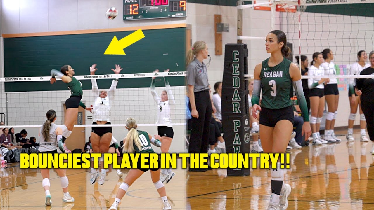 D1 COMMIT GOES OFF!! Mya Allen leads Reagan vs Santa Fe Volleypalooza 2024