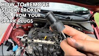 How to remove stuck/broken ignition coil from your spark plugs✔️
