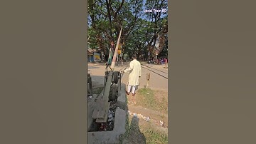 How to operate manual railway crossing gate. #train #gate #shorts