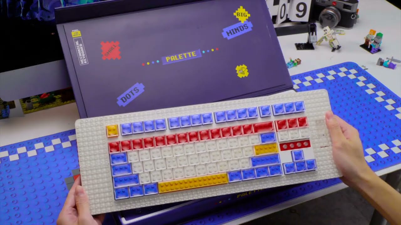 Unboxing of the MelGeek Pixel mechanical keyboard -palette - YouTube