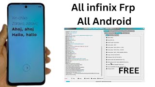 All infinix Frp All Android Versions Mtk Cpu Only | @GsmMafia
