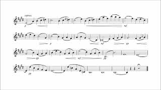 Clarinet Play-Along - Lullaby from 4 Short Pieces - Frank Bridge