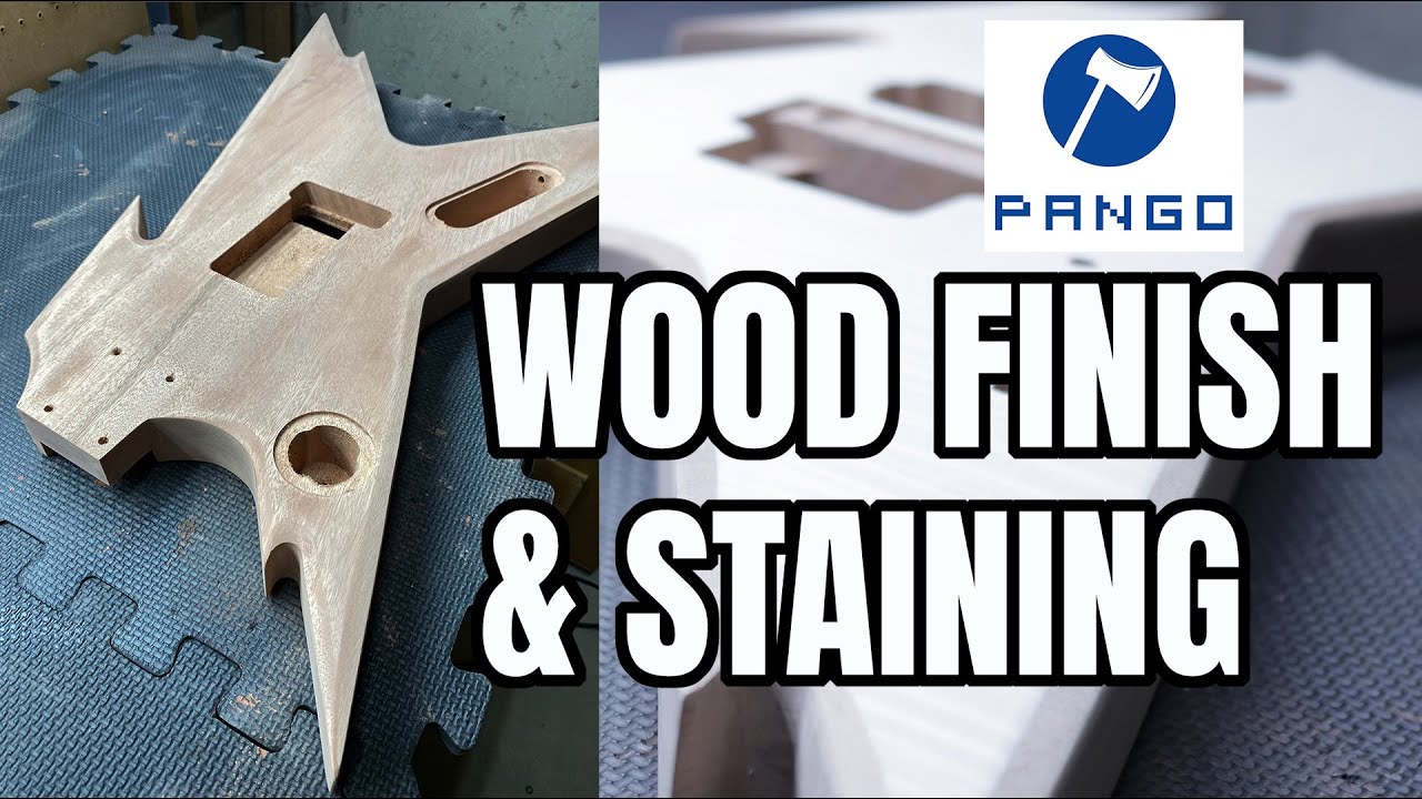 Pango Guitar Kit PDR-057 | Wood Finish & Stain | Razorback DIY Build