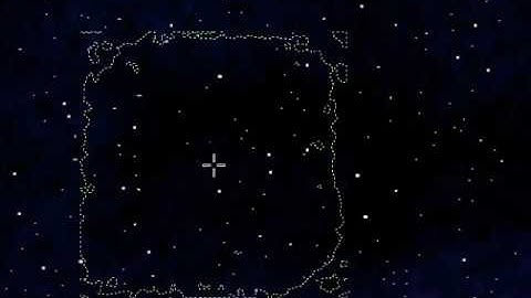 Easy space scene with GIMP