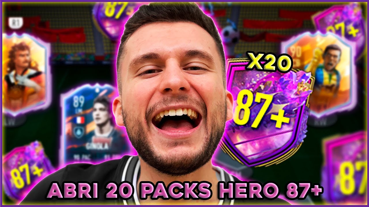 ABRI 20 PP DE HERO 87+ WC OU BASE!!! TÁ VALENDO A PENA? FIFA 23 - UT