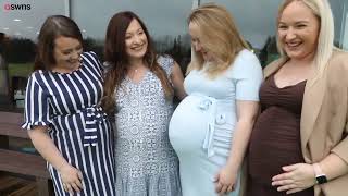 Four sisters are pregnant at the same time | SWNS