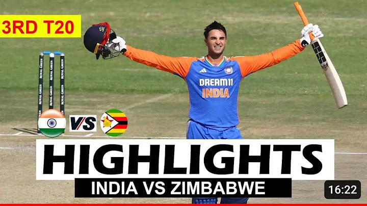 3rd T20| Hindi | Highlights | India Tour Of Zimbabwe 10th July 2024